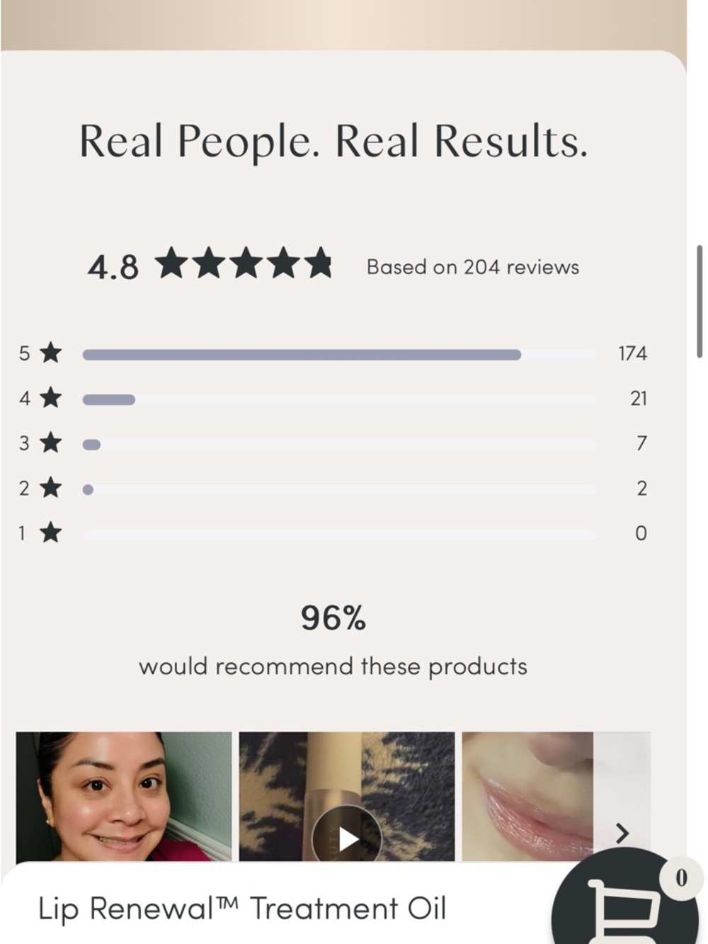 Lip Renewal™ Treatment Oil - Peachy Nude RAVIE BEAUTY - Picture 9 of 9
